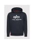 Alpha Industries Суитшърт Basic 178312 Тъмносин Regular Fit - Pepit.bg