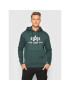 Alpha Industries Суитшърт Basic 178312 Зелен Regular Fit - Pepit.bg