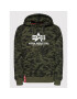 Alpha Industries Суитшърт Basic Camo 178312C Зелен Regular Fit - Pepit.bg