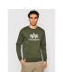 Alpha Industries Суитшърт Basic Sweater 178302 Зелен Regular Fit - Pepit.bg