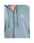 Alpha Industries Суитшърт Basic Zip 118342 Син Regular Fit - Pepit.bg
