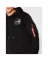 Alpha Industries Суитшърт Dark Side 108337 Черен Relaxed Fit - Pepit.bg