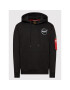 Alpha Industries Суитшърт Dark Side 108337 Черен Relaxed Fit - Pepit.bg