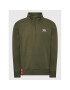 Alpha Industries Суитшърт Half Zip 108308 Зелен Regular Fit - Pepit.bg