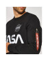 Alpha Industries Суитшърт Nasa Reflective 178309 Черен Regular Fit - Pepit.bg