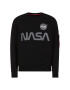 Alpha Industries Суитшърт Nasa Reflective 178309 Черен Regular Fit - Pepit.bg