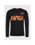 Alpha Industries Суитшърт NASA Reflective 178309 Черен Regular Fit - Pepit.bg