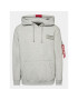 Alpha Industries Суитшърт Red Stripe 178314 Сив Regular Fit - Pepit.bg