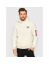 Alpha Industries Суитшърт Teddy 118330 Бял Regular Fit - Pepit.bg