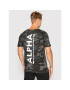 Alpha Industries Тишърт Backprint T Camo 128507C Черен Regular Fit - Pepit.bg