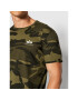 Alpha Industries Тишърт Backprint T Camo 128507C Зелен Regular Fit - Pepit.bg