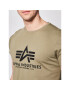 Alpha Industries Тишърт Basic 100501 Зелен Regular Fit - Pepit.bg