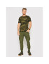 Alpha Industries Тишърт Basic T Small Logo Camo 188505C Зелен Regular Fit - Pepit.bg