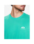 Alpha Industries Тишърт Basic T Small Logo 188505 Зелен Regular Fit - Pepit.bg