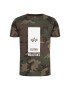 Alpha Industries Тишърт Logo 126547C Зелен Regular Fit - Pepit.bg