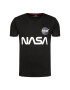 Alpha Industries Тишърт Nasa Reflective 178501 Черен Regular Fit - Pepit.bg