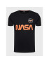 Alpha Industries Тишърт Nasa Reflective 178501 Черен Regular Fit - Pepit.bg