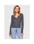 American Eagle Блуза 037-3376-7890 Сив Slim Fit - Pepit.bg