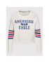 American Eagle Пуловер 034-0348-9575 Бял Regular Fit - Pepit.bg