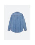 Americanos дънкова риза Unisex Michigan Син Oversize - Pepit.bg
