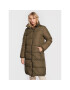 b.young Пухено яке Bybomina 20811753 Зелен Regular Fit - Pepit.bg