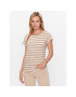 b.young Тишърт 20809561 Бежов Regular Fit - Pepit.bg
