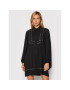 Babylon Ежедневна рокля O_MF0521 Черен Regular Fit - Pepit.bg