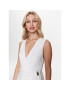 Babylon Коктейлна рокля S_E00746 Бял Regular Fit - Pepit.bg