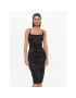 Babylon Коктейлна рокля S_E00748 Черен Slim Fit - Pepit.bg