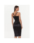 Babylon Коктейлна рокля S_E00748 Черен Slim Fit - Pepit.bg