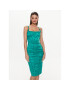 Babylon Коктейлна рокля S_E00748 Зелен Slim Fit - Pepit.bg