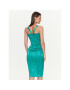 Babylon Коктейлна рокля S_E00748 Зелен Slim Fit - Pepit.bg