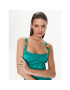 Babylon Коктейлна рокля S_E00748 Зелен Slim Fit - Pepit.bg