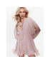 Babylon Коктейлна рокля S-MF0213 Розов Regular Fit - Pepit.bg