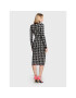 Babylon Плетена рокля R_MM8022 Черен Regular Fit - Pepit.bg