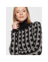 Babylon Плетена рокля R_MM8022 Черен Regular Fit - Pepit.bg