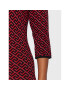 Babylon Плетена рокля R_S00899 Червен Slim Fit - Pepit.bg