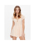 BDG Urban Outfitters Гащеризон BDG LILLY LACE PLAYSUIT 76465715 Екрю V-Neck Fit - Pepit.bg