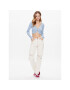 BDG Urban Outfitters Кардиган BDG MINI RIB SOFT CADI 76469527 Син Cropped Fit - Pepit.bg