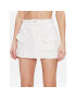 BDG Urban Outfitters Мини пола BDG Y2K DENIM SKIRT WHITE 76471838 Бял Feminine Fit - Pepit.bg