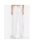 BDG Urban Outfitters Текстилни панталони BDG LOGAN CINCH WHITE 76473347 Бял Relaxed Fit - Pepit.bg