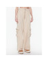 BDG Urban Outfitters Текстилни панталони BDG LUCA LINEN CARGO 76475151 Екрю Relaxed Fit - Pepit.bg