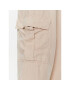 BDG Urban Outfitters Текстилни панталони BDG LUCA LINEN CARGO 76475151 Екрю Relaxed Fit - Pepit.bg