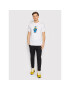 Billabong Тишърт SIMPSONS Wiggum Donut C1SS88 BIP2 Бял Regular Fit - Pepit.bg