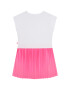 Billieblush Рокля U12799 Бял Regular Fit - Pepit.bg