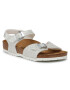 Birkenstock Сандали Rio Plain 1015657 Сребрист - Pepit.bg