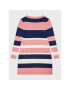 Blue Seven Плетена рокля 773631 Розов Regular Fit - Pepit.bg
