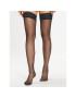 Bluebella Дамски силиконови чорапи Lace 41450-BK Черен - Pepit.bg