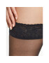 Bluebella Дамски силиконови чорапи Lace 41450-BK Черен - Pepit.bg