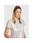 Blugirl Blumarine Тишърт RF2213-J6559 Сребрист Regular Fit - Pepit.bg
